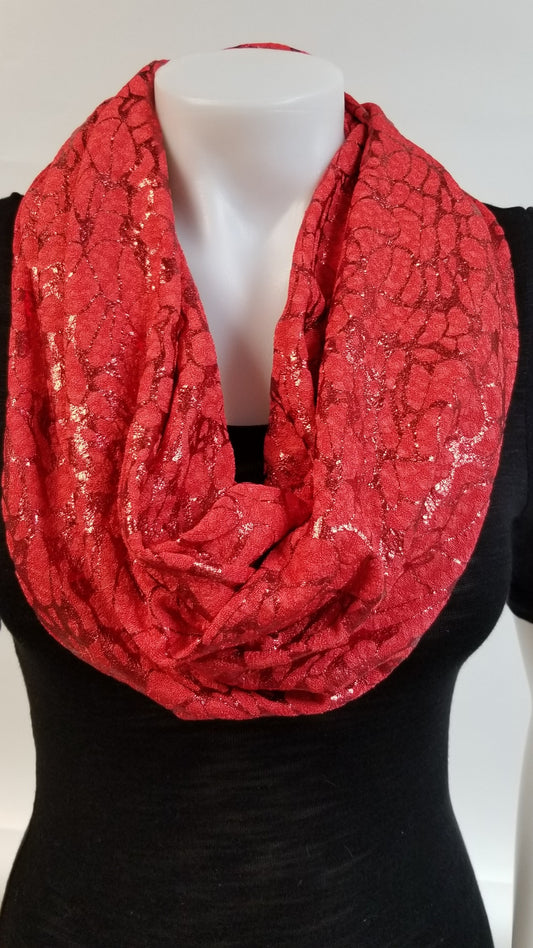 Candy Apple Red Scarf